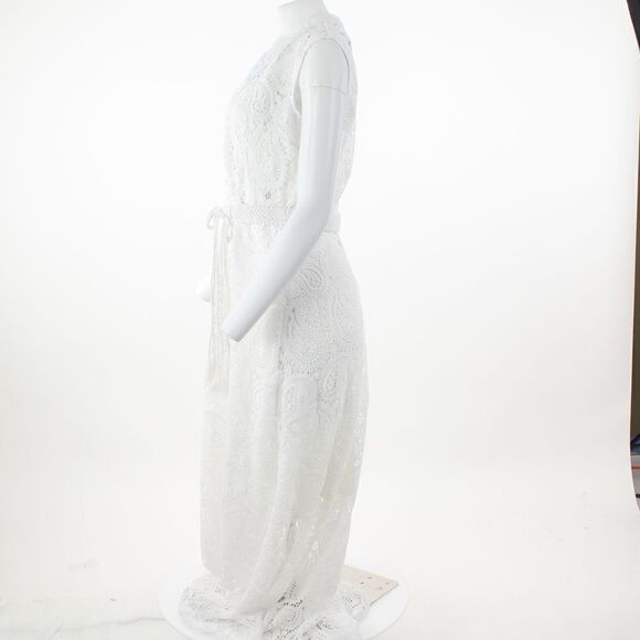 GUESS  Creta Lace Dress Pure White - Picture 4 of 5